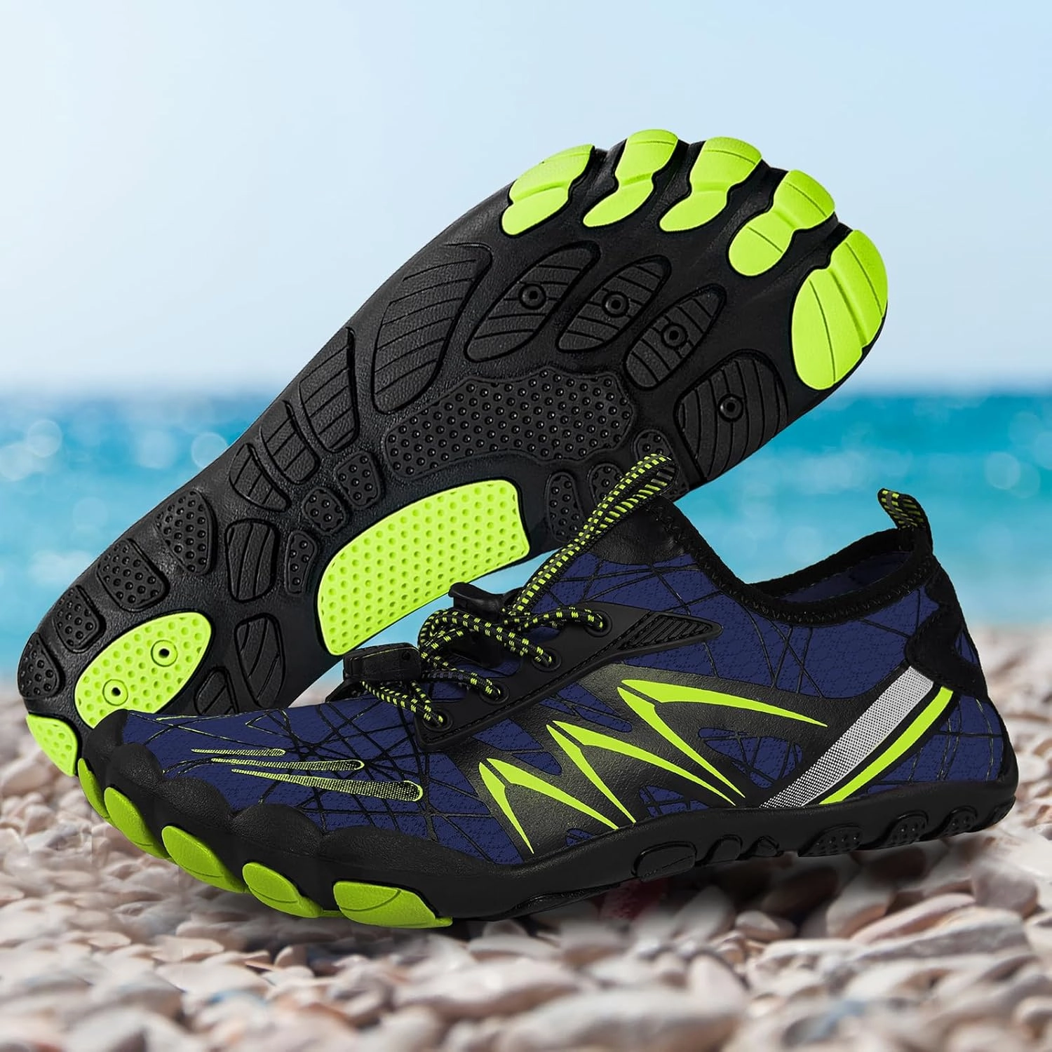 Mens Womens Water Sport Shoes Barefoot Quick-Dry Aqua Socks for Beach Swim Surf Yoga Exercise