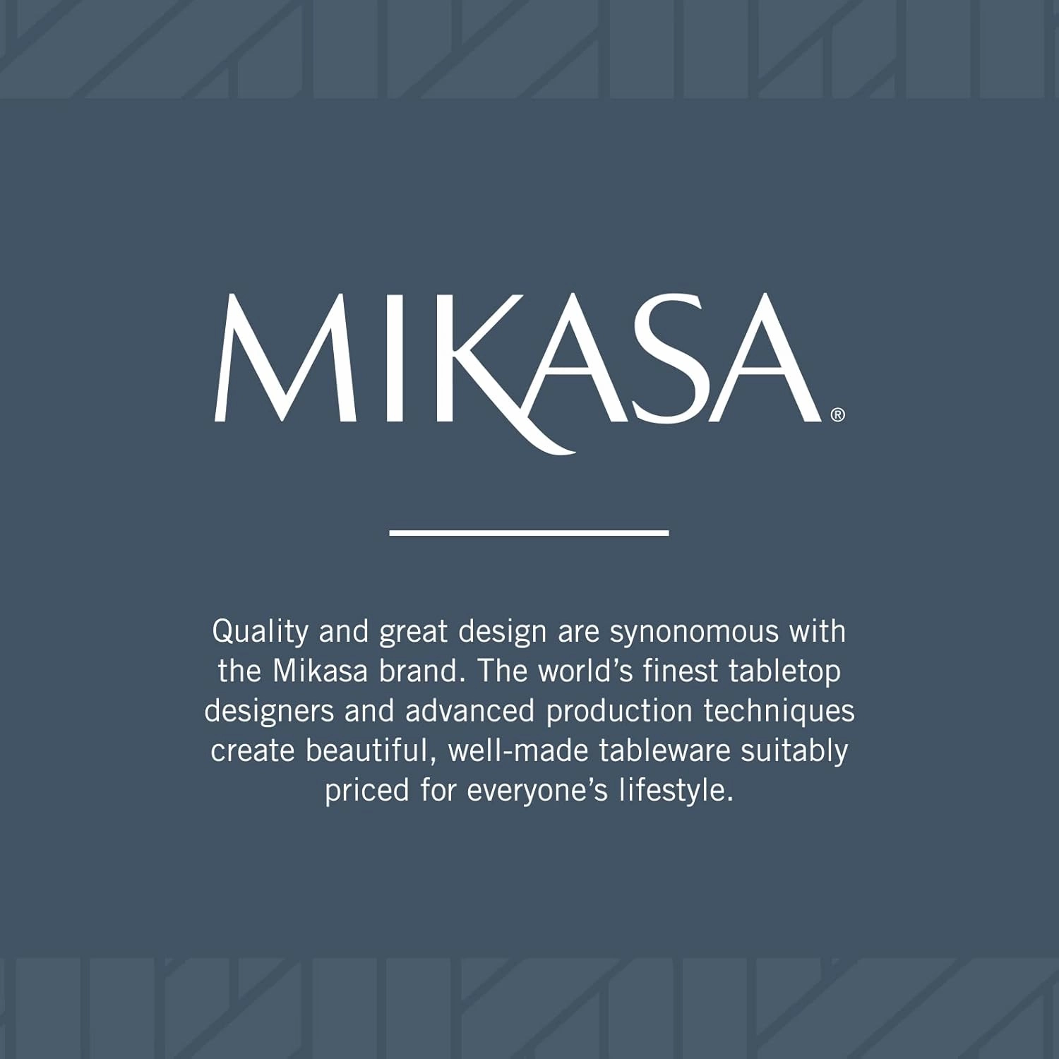 Mikasa Delray 40-Piece White Dinnerware Set, Service for 8, Dining Set