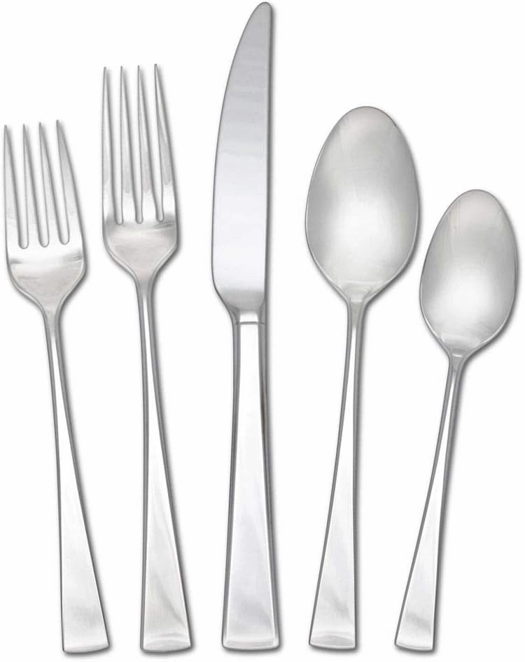 Mikasa, Lucia Flatware Service for 4, 20 Piece Set, 18/10 Stainless Steel Silverware Set