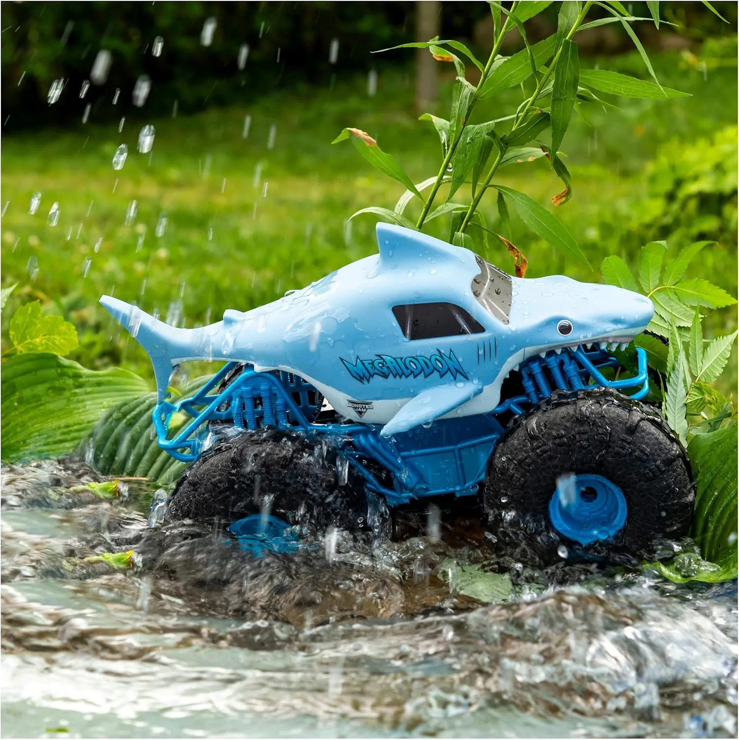 Monster Jam, Official Megalodon Storm All-Terrain Remote Control Monster Truck for Boys and Girls, 1:15 Scale, Kids Toys for Ages 4-6 