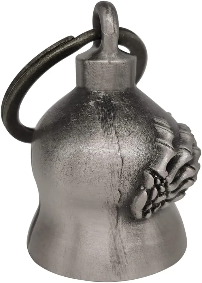Motorcycle Bell with Hanger for Biker, Good Luck Biker Bells & Motorcycle Accessories, Keychain Luck Bell