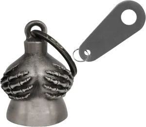 Motorcycle Bell with Hanger for Biker, Good Luck Biker Bells & Motorcycle Accessories, Keychain Luck Bell