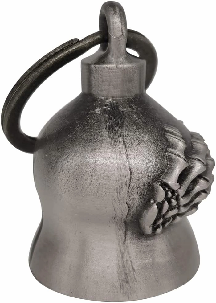Motorcycle Bell with Hanger for Biker, Good Luck Biker Bells & Motorcycle Accessories, Keychain Luck Bell