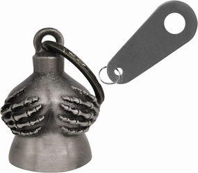 Motorcycle Bell with Hanger for Biker, Good Luck Biker Bells & Motorcycle Accessories, Keychain Luck Bell