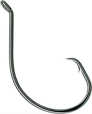 Mustad Demon Perfect Inline Circle Hook 39954NP - 1X Fine Fishing Hooks, Up Eye, Ideal for Saltwater and Freshwater Species, Original Patented Circle Hook Design, Black Nickel Inline Hooks