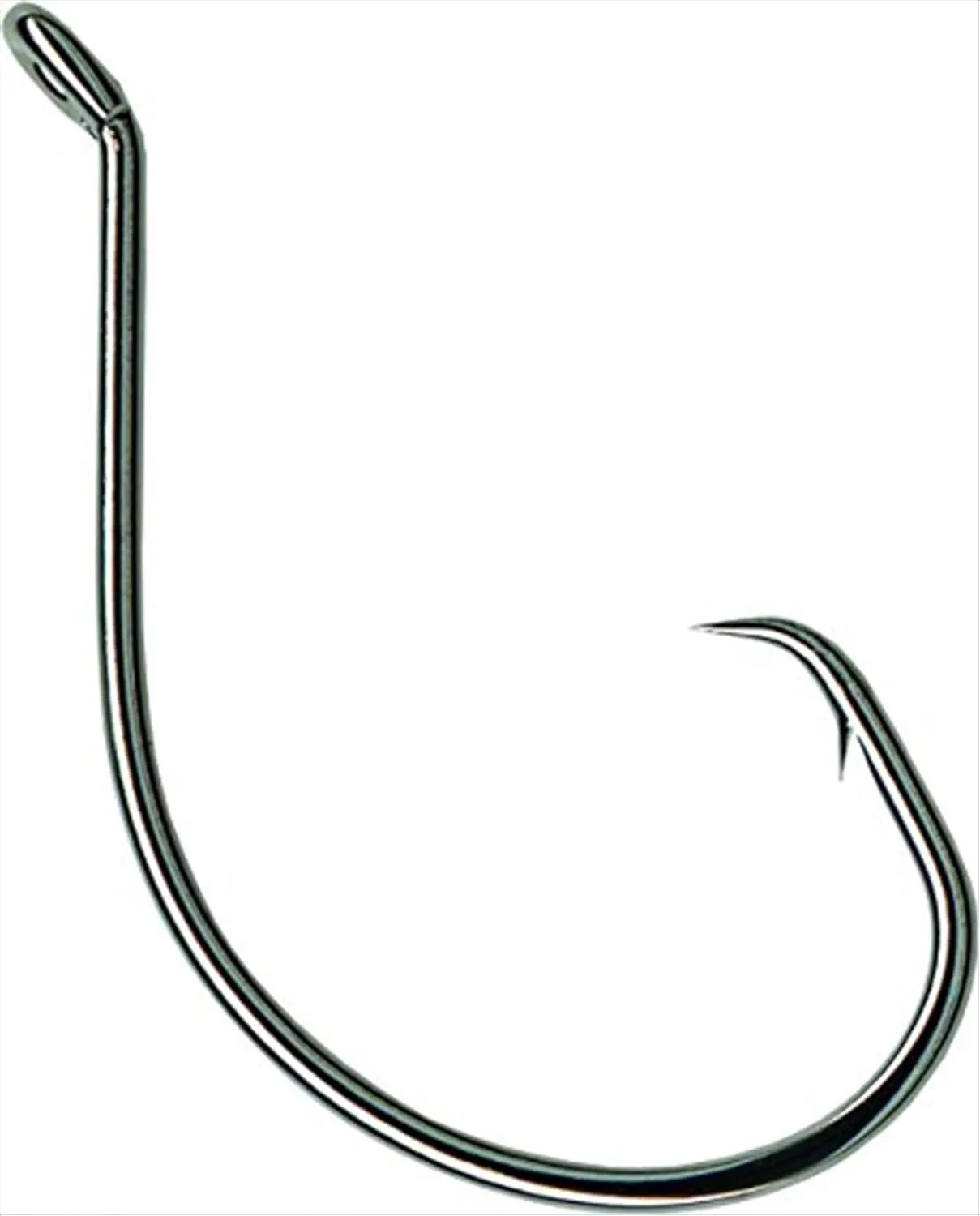 Mustad Demon Perfect Inline Circle Hook 39954NP - 1X Fine Fishing Hooks, Up Eye, Ideal for Saltwater and Freshwater Species, Original Patented Circle Hook Design, Black Nickel Inline Hooks