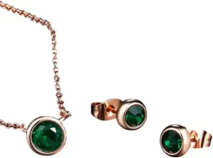 New 2026 Unisex Double Fair Classic Jewelry Set For Women Simple Crystal Zircon Korean Pendant Necklace Earrings Fashion Hers Decoration Luxury Accessories Trendy And Men