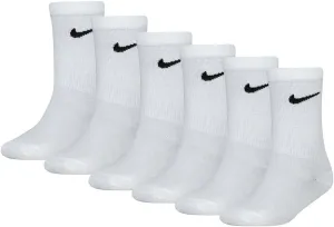Nike Toddler/Little Boy's Crew Socks 6-Pairs Lightweight, 5-7, 10C-3Y