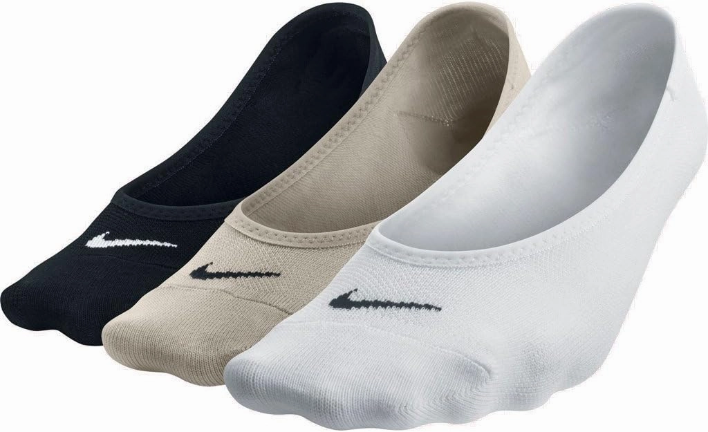 Nike 3 Pack Women's Lightweight Performance No-Show Socks (Multi-Colour 1, M)