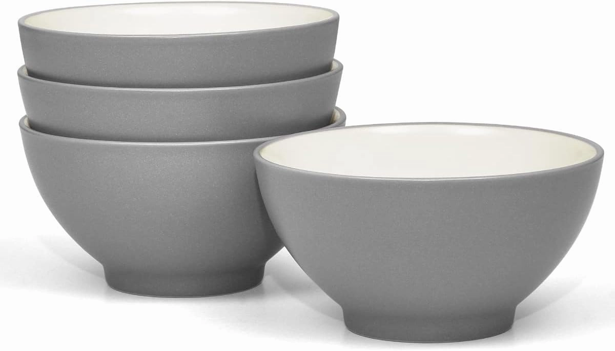 Noritake Colorwave Slate Set of 4 Rice Bowls, 5-3/4", 20 oz.