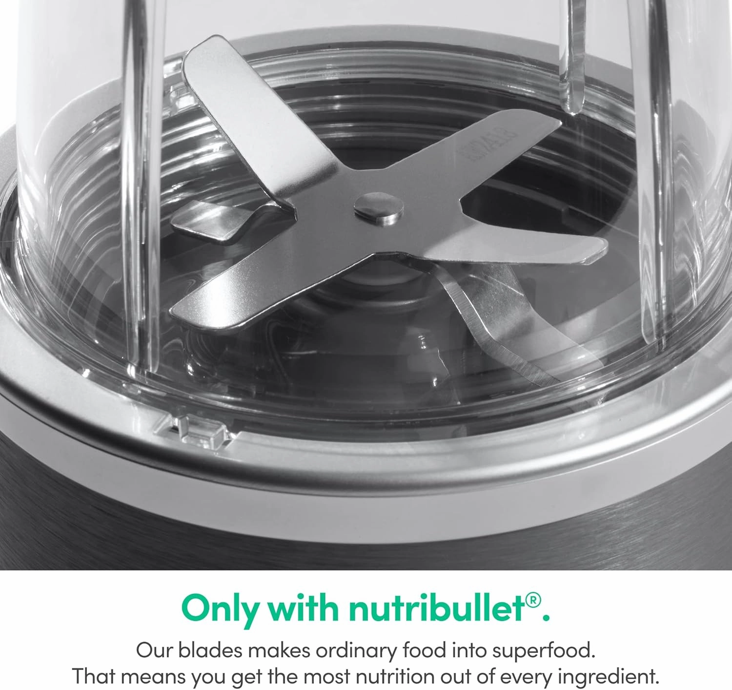 nutribullet Personal Blender for Shakes, Smoothies, Food Prep, and Frozen Blending, 24 Ounces, 600 Watt, Gray, (NBR-0601)