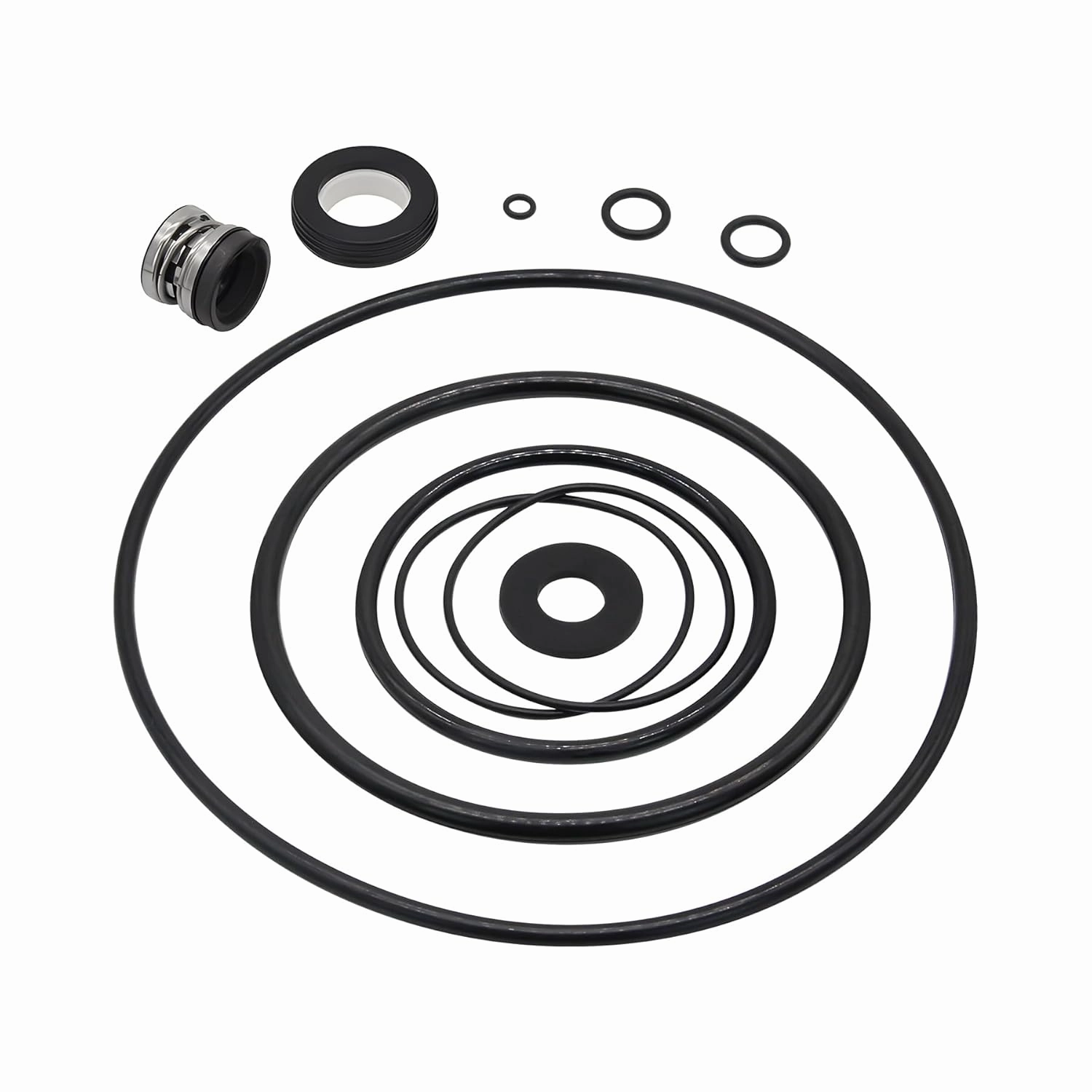 O-Ring Repair Rebuild Kit for VS FloPro & Jandy & Zodiac FHPF, FHPM, FloPro Pump Replacement PS-3890 Shaft Seal