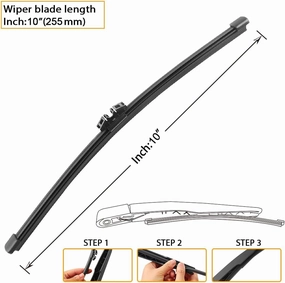 OEM Windshield Wiper Blade Replacement for Mini Cooper Countryman 2017 2018 2019 2020 2021 2022 2023 Original Equipment All-Season Rear Wiper Blade Set 23 21 10 (Set of 3)