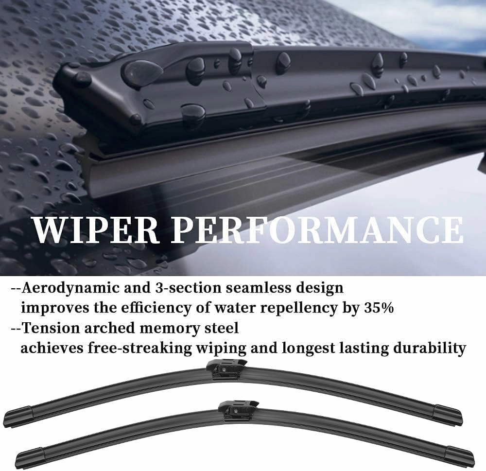 OEM Windshield Wiper Blade Replacement for Mini Cooper Countryman 2017 2018 2019 2020 2021 2022 2023 Original Equipment All-Season Rear Wiper Blade Set 23 21 10 (Set of 3)