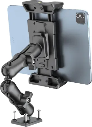 OHLPRO Tablet Mount for Truck - Heavy Duty Drill Base - Tablet Holder for Car Dashboard, iPad Holder for All 5"-13" iPad Pro Samsung Galaxy Kindle fire Tablets and Car Truck Wall Desk etc.