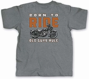 OLD GUYS RULE Men's Graphic T-Shirt, Born to Ride