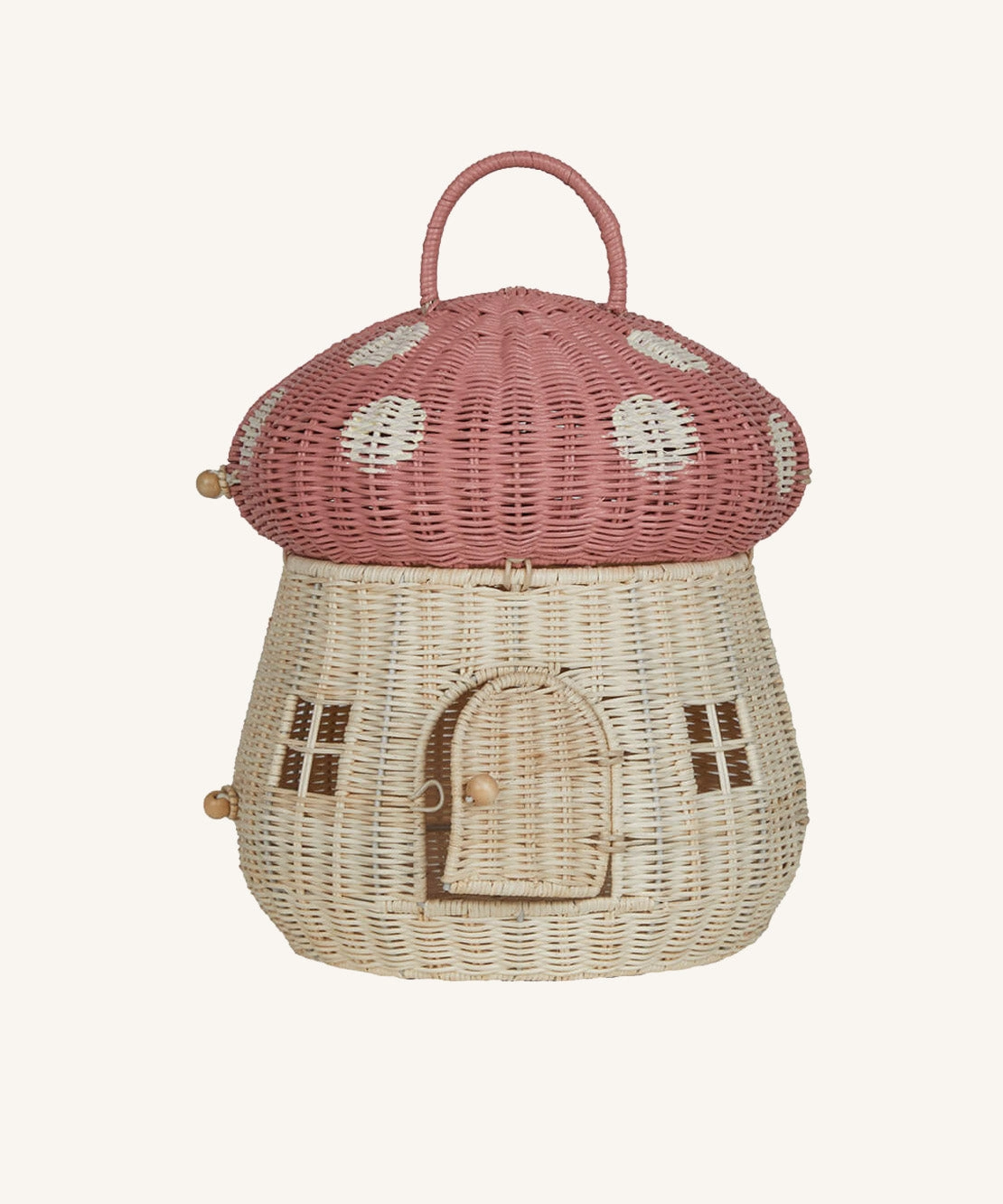 Olli Ella Mushroom Doll's House Basket