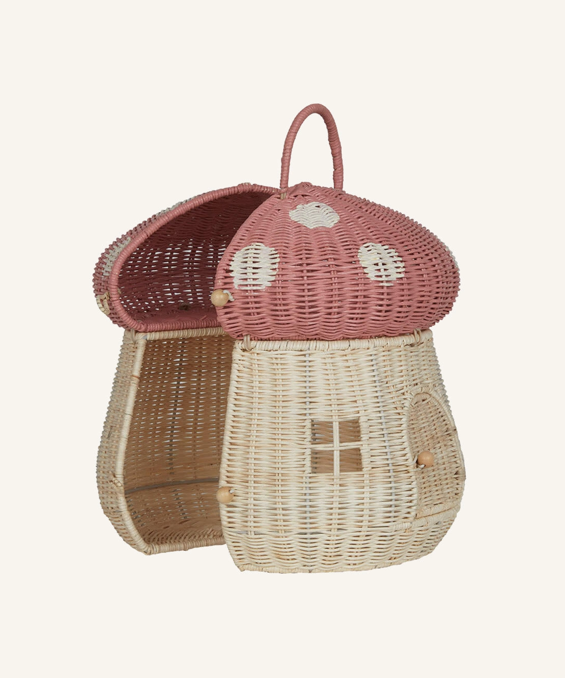 Olli Ella Mushroom Doll's House Basket