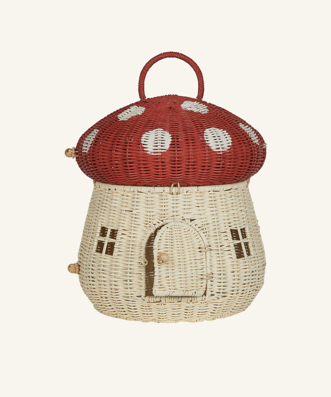 Olli Ella Mushroom Doll's House Basket