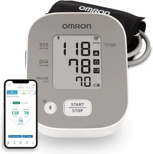 OMRON Bronze Upper Arm Blood Pressure Monitor, Clinically Validated, Medical Grade, FDA Cleared, FSA/HSA Eligible, Uses OMRON Connect App for Unlimited Free Measurements