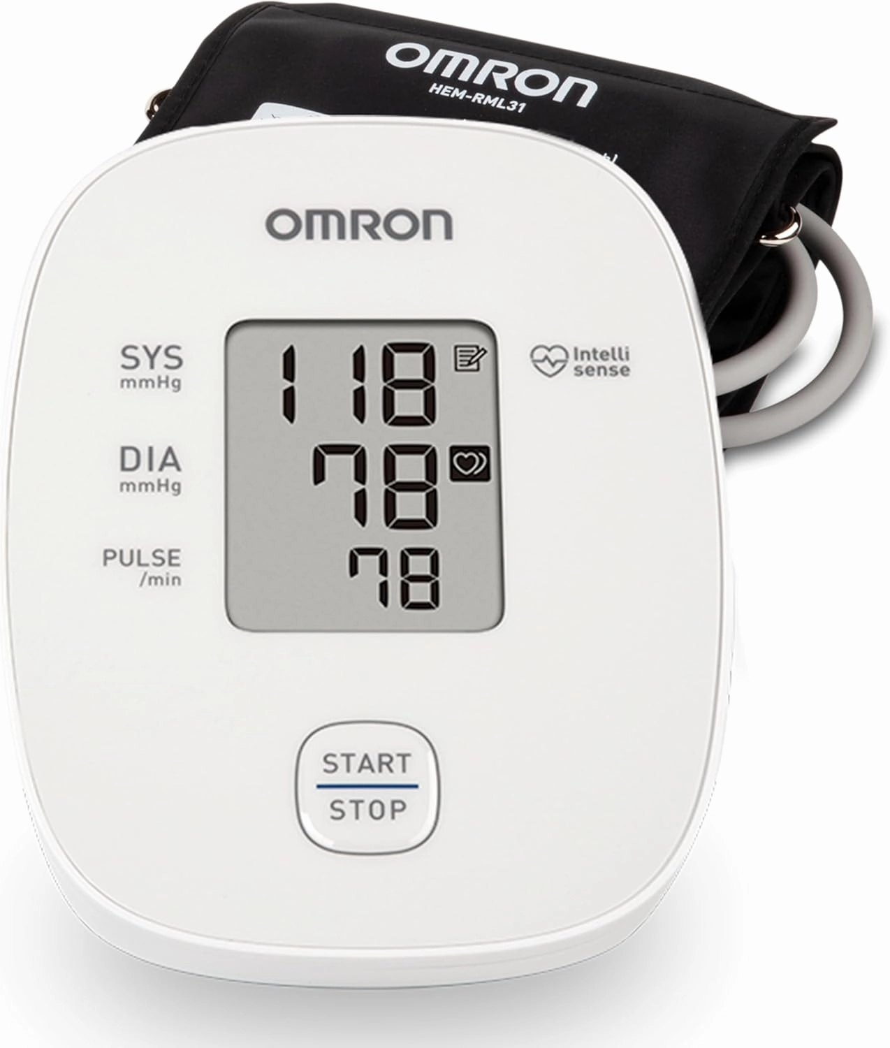 OMRON Iron Upper Arm Blood Pressure Monitor - Clinically Validated Blood Pressure Cuff - Medical Grade with Wide Range 17" Arm Cuff
