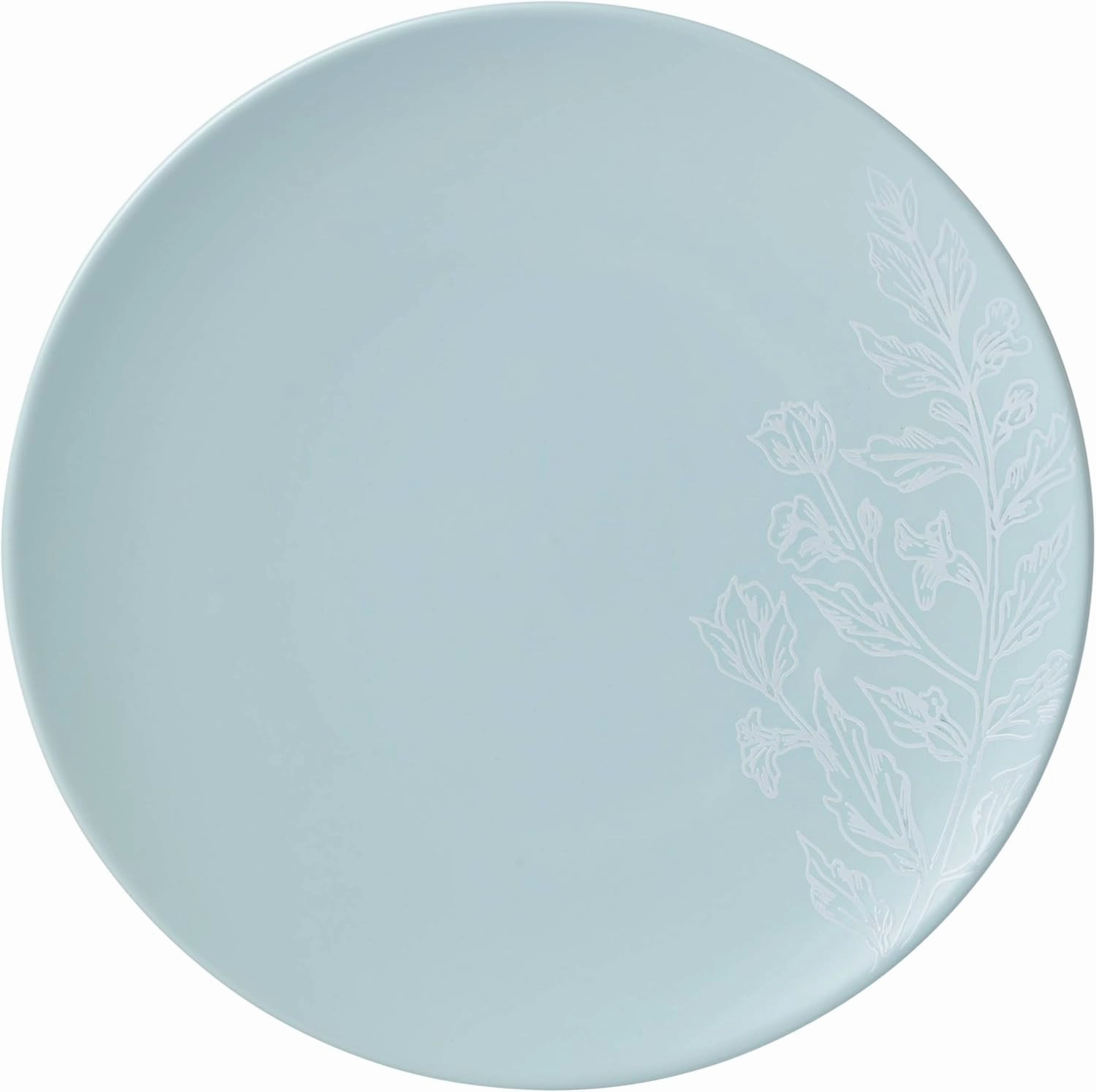Oneida 897393 Roseto 12-Piece Dinnerware Set, French Blue