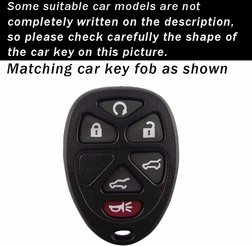 ontto Key Fob Skin Fit for Chevy Tahoe Suburban TPU Smart Remote Key Cover Fit for Cadillac Escalade Marble Pattern Key Bag Fit for GMC Yukon Blue
