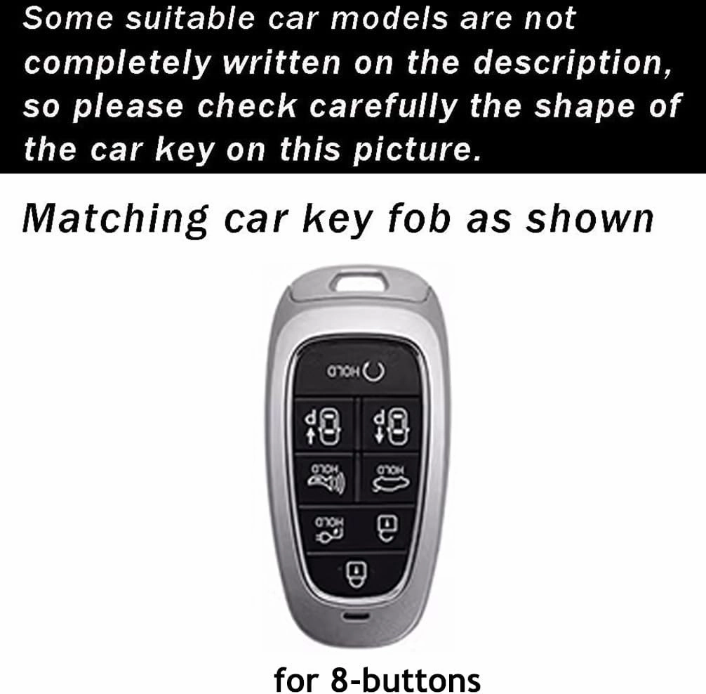 ontto Soft Key Housing Durable Key Cover TPU Key Shell Marble Texture Car Key Bag Compatible with Hyundai Sonata Sel IONIQ 5 Nexo Tucson Sonata 2020 Grandeur 2020 Sonata Limited Sorento Key Fob Grey