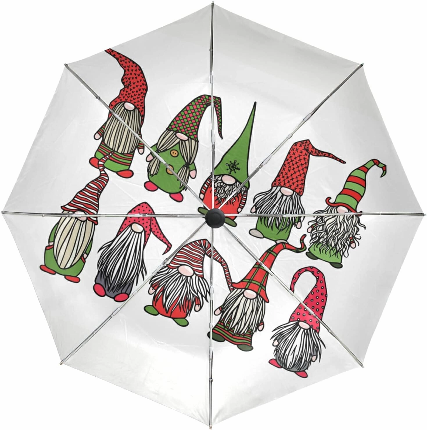 Oyihfvs Automatic Windproof Waterproof Umbrella, Folding Umbrella Reinforced Portable Automatic Compact Anti-UV Sun rain Auto Open/Close