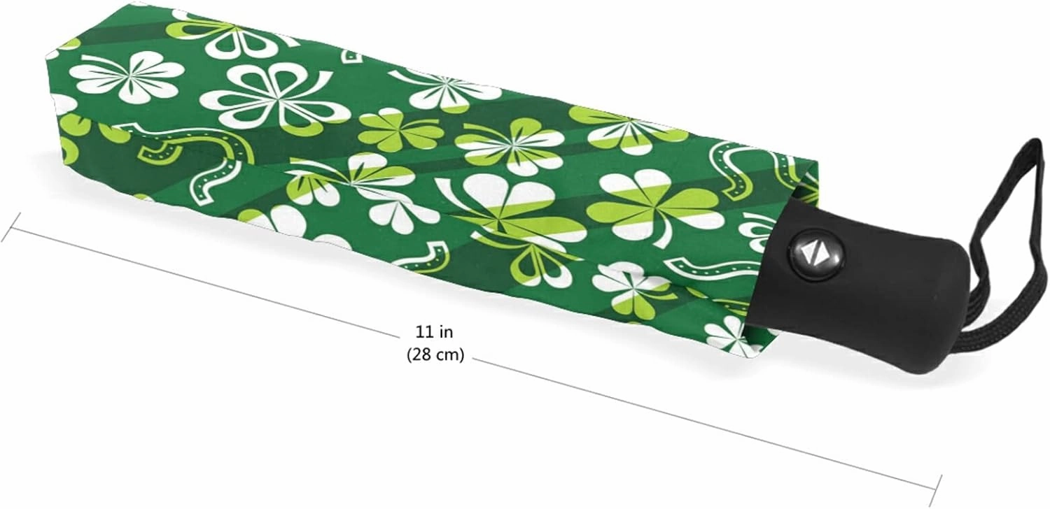 Oyihfvs Automatic Windproof Waterproof Umbrella, Folding Umbrella Reinforced Portable Automatic Compact Anti-UV Sun rain Auto Open/Close