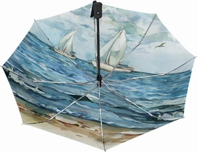 Oyihfvs Automatic Windproof Waterproof Umbrella, Folding Umbrella Reinforced Portable Automatic Compact Anti-UV Sun rain Auto Open/Close