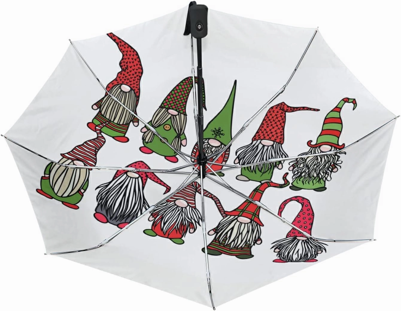 Oyihfvs Automatic Windproof Waterproof Umbrella, Folding Umbrella Reinforced Portable Automatic Compact Anti-UV Sun rain Auto Open/Close