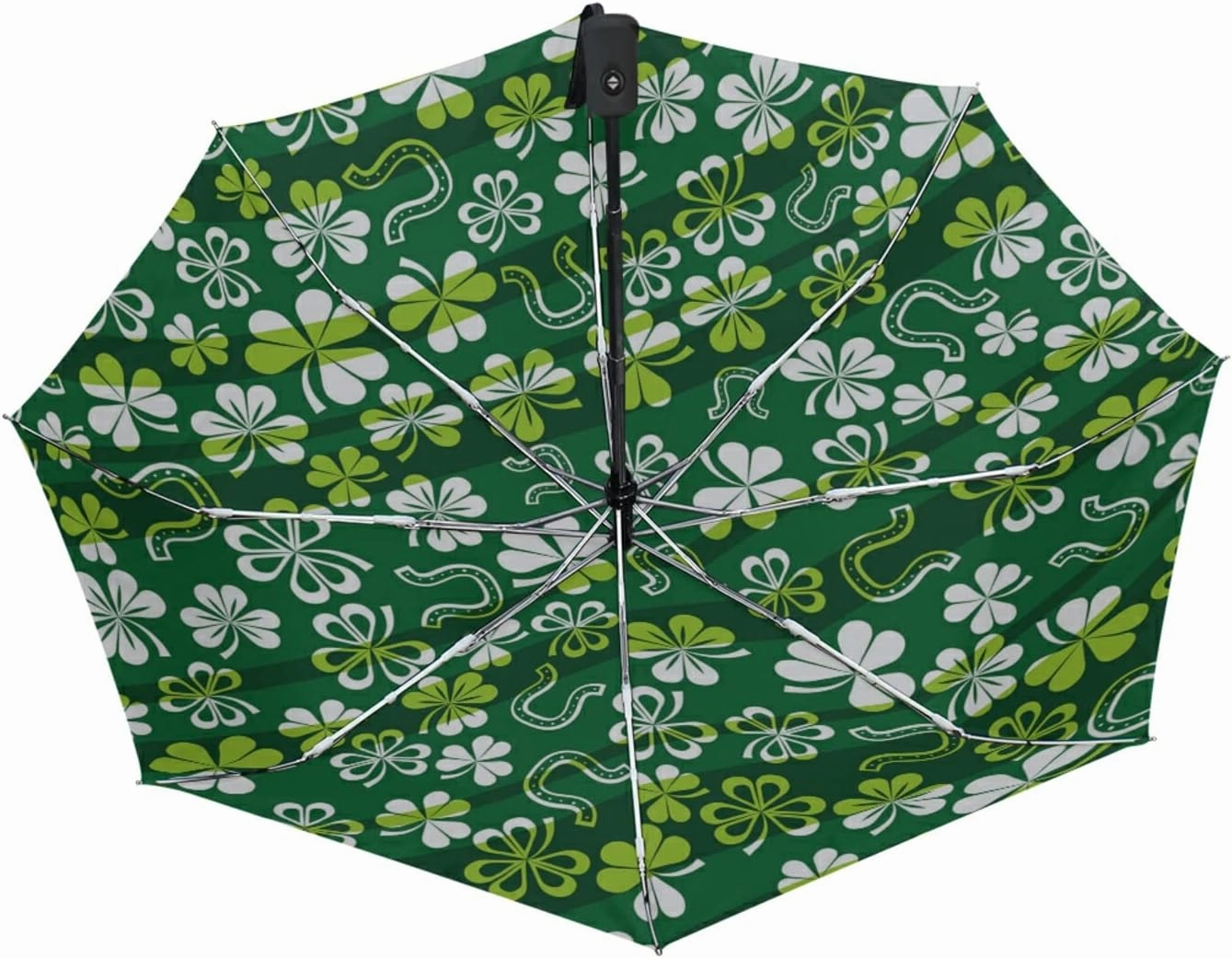 Oyihfvs Automatic Windproof Waterproof Umbrella, Folding Umbrella Reinforced Portable Automatic Compact Anti-UV Sun rain Auto Open/Close