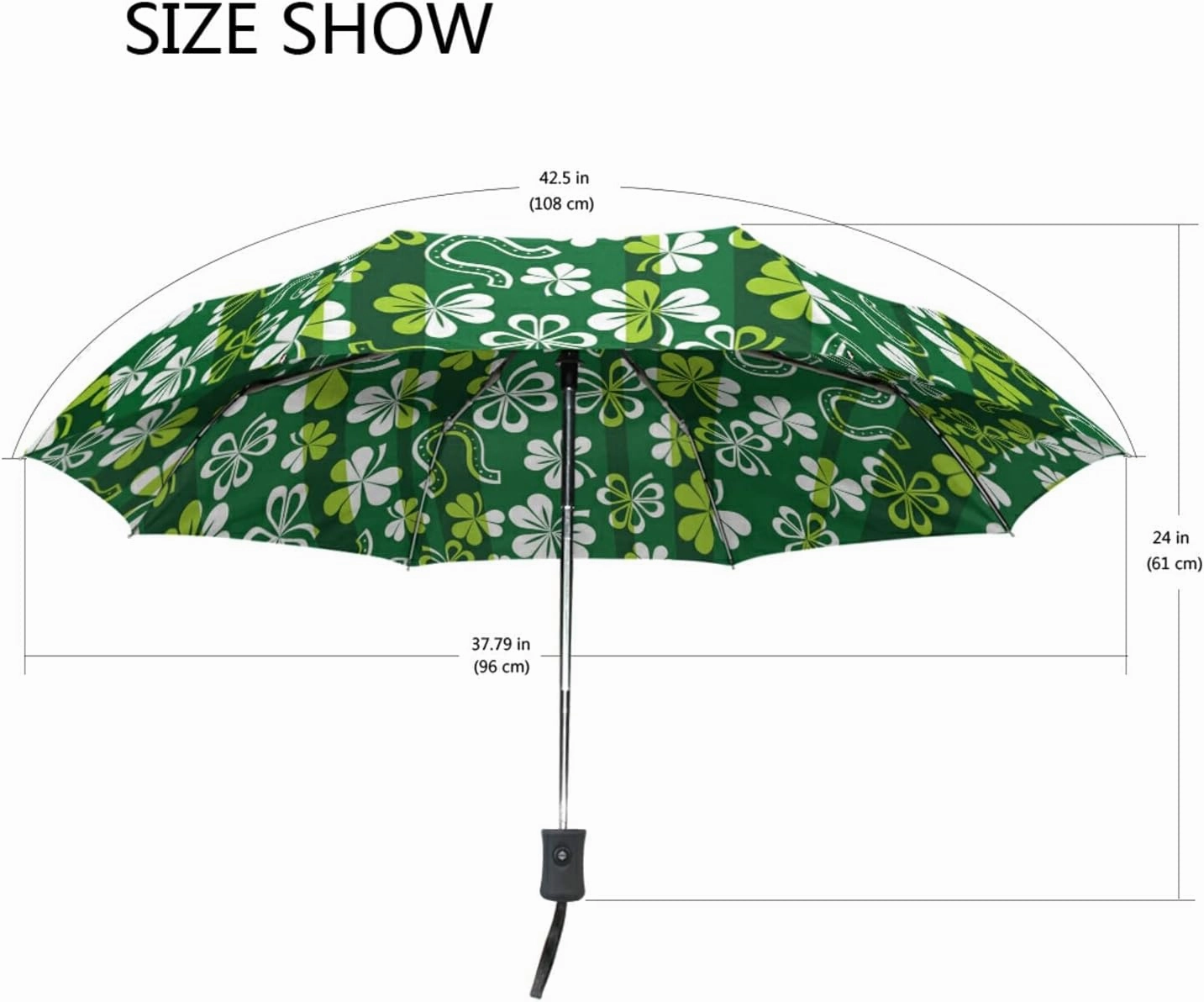 Oyihfvs Automatic Windproof Waterproof Umbrella, Folding Umbrella Reinforced Portable Automatic Compact Anti-UV Sun rain Auto Open/Close