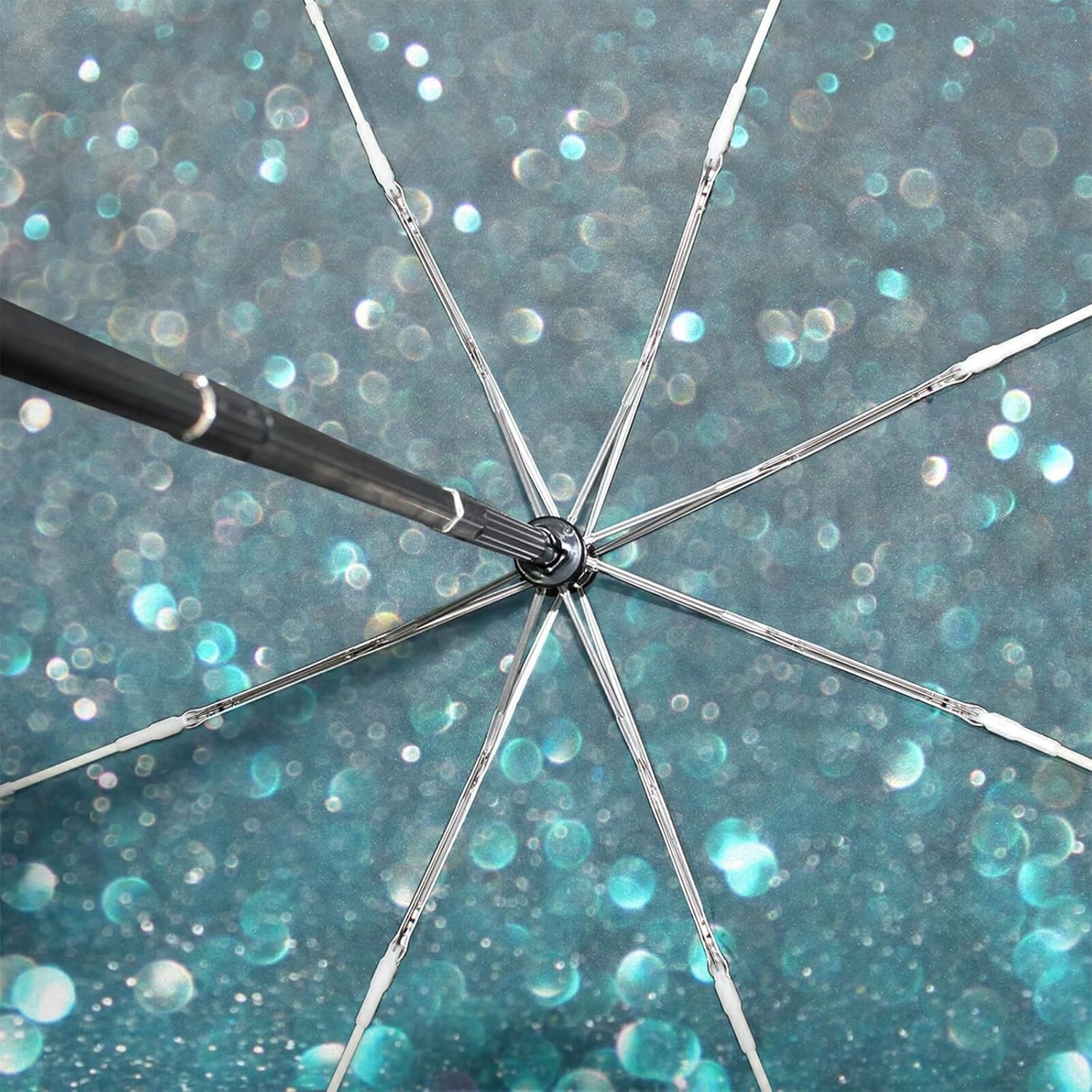 Oyihfvs Automatic Windproof Waterproof Umbrella, Folding Umbrella Reinforced Portable Automatic Compact Anti-UV Sun rain Auto Open/Close