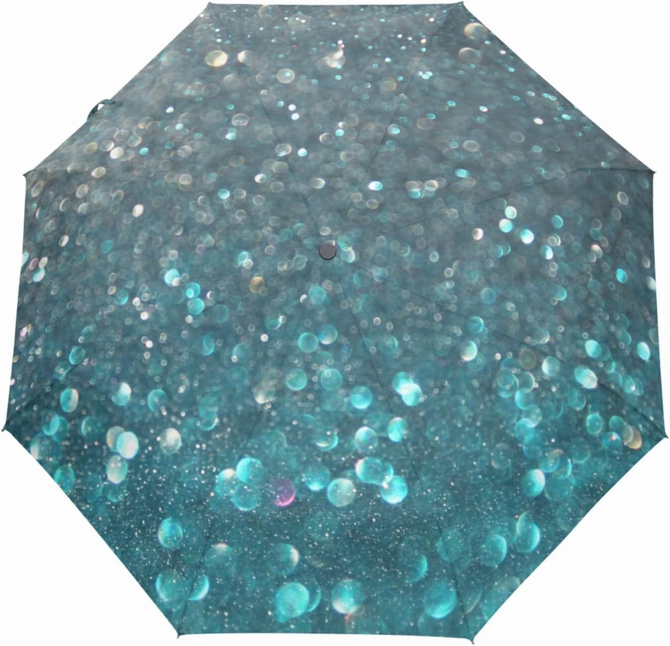 Oyihfvs Automatic Windproof Waterproof Umbrella, Folding Umbrella Reinforced Portable Compact Anti-UV Sun rain Auto Open/Close