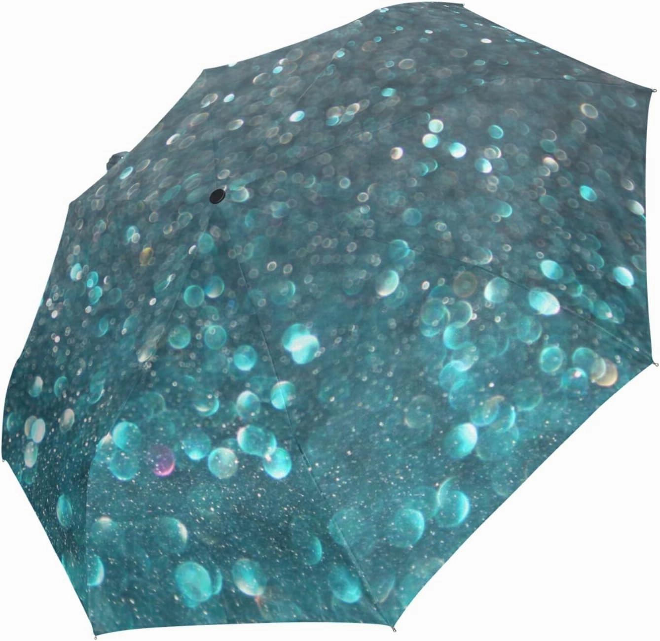 Oyihfvs Automatic Windproof Waterproof Umbrella, Folding Umbrella Reinforced Portable Compact Anti-UV Sun rain Auto Open/Close