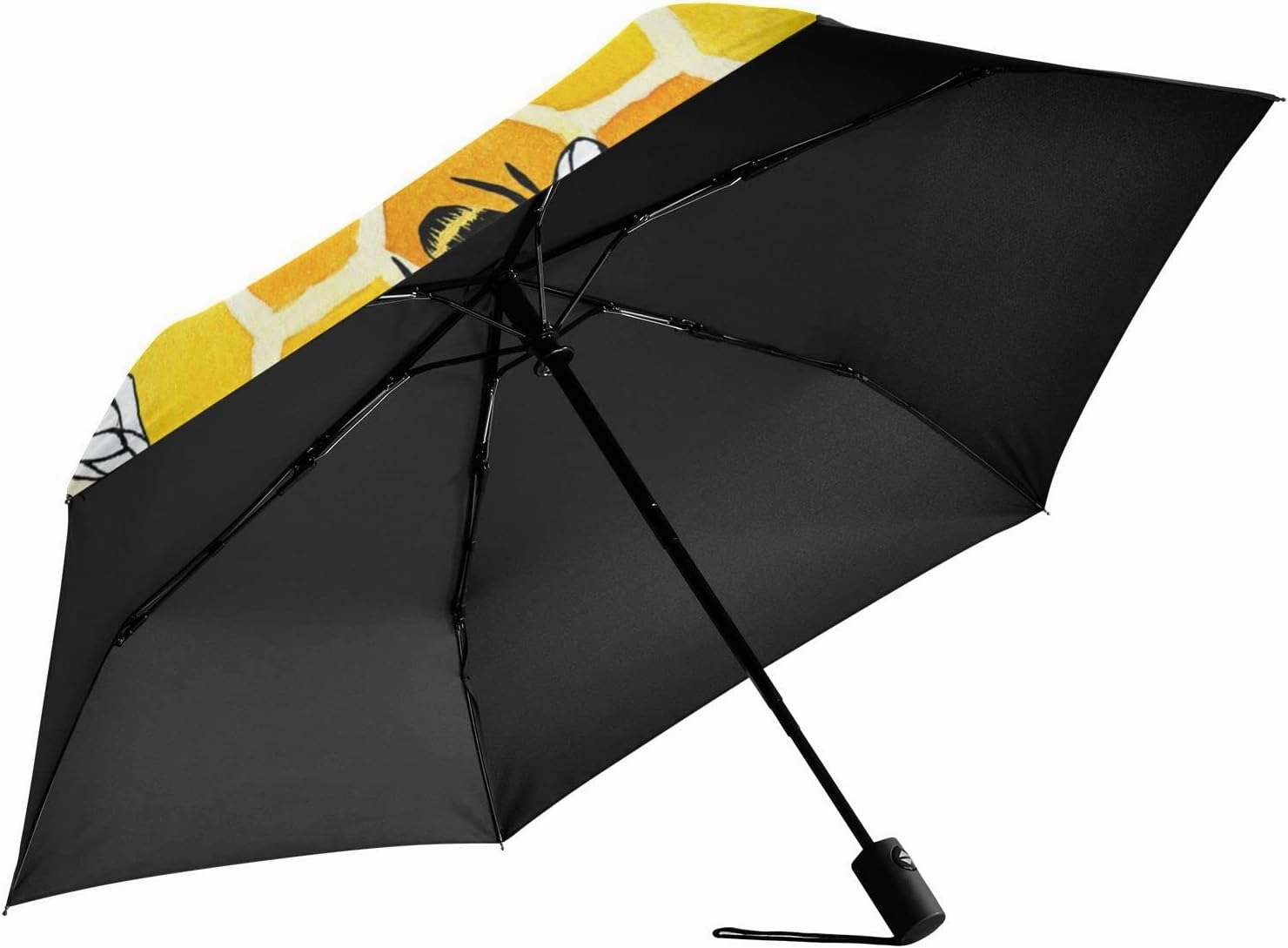 Oyihfvs Automatic Windproof Waterproof Umbrella, Folding Umbrella Reinforced Portable Compact UV Protection Sun rain Auto Open/Close