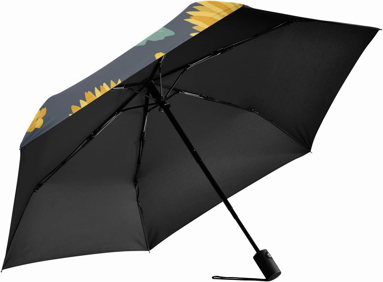 Oyihfvs Automatic Windproof Waterproof Umbrella, Folding Umbrella Reinforced Portable Compact UV Protection Sun rain Auto Open/Close