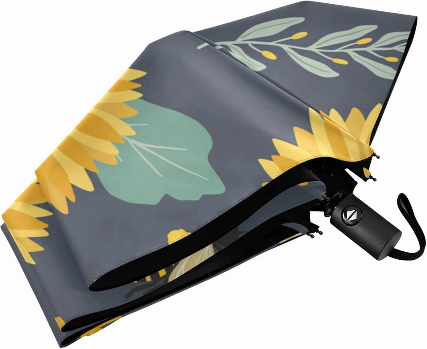 Oyihfvs Automatic Windproof Waterproof Umbrella, Folding Umbrella Reinforced Portable Compact UV Protection Sun rain Auto Open/Close