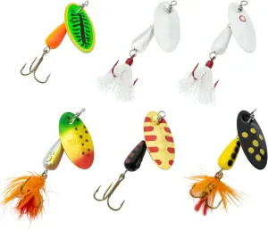 Panther Martin Fishing Lures 6-Pack All Time Greatest Fish Catcher World Famous Spinning Lures in Value Kit Spinners for Trout, Salmon, Panfish, Bass, Crappie & Perch.