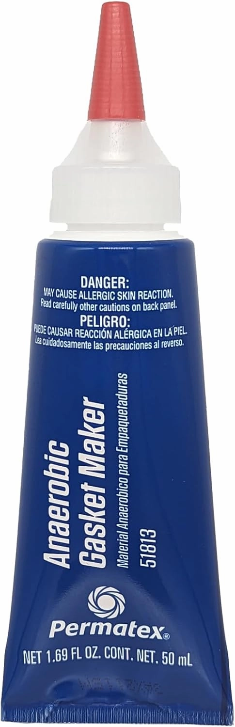 Permatex 51813-6PK Anaerobic Gasket Maker, 50 ml Tube (Pack of 6)