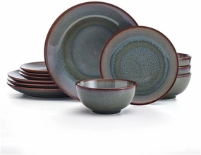 Pfaltzgraff Mackensie 12 Piece Dinnerware Set, Service for 4, Multicolored