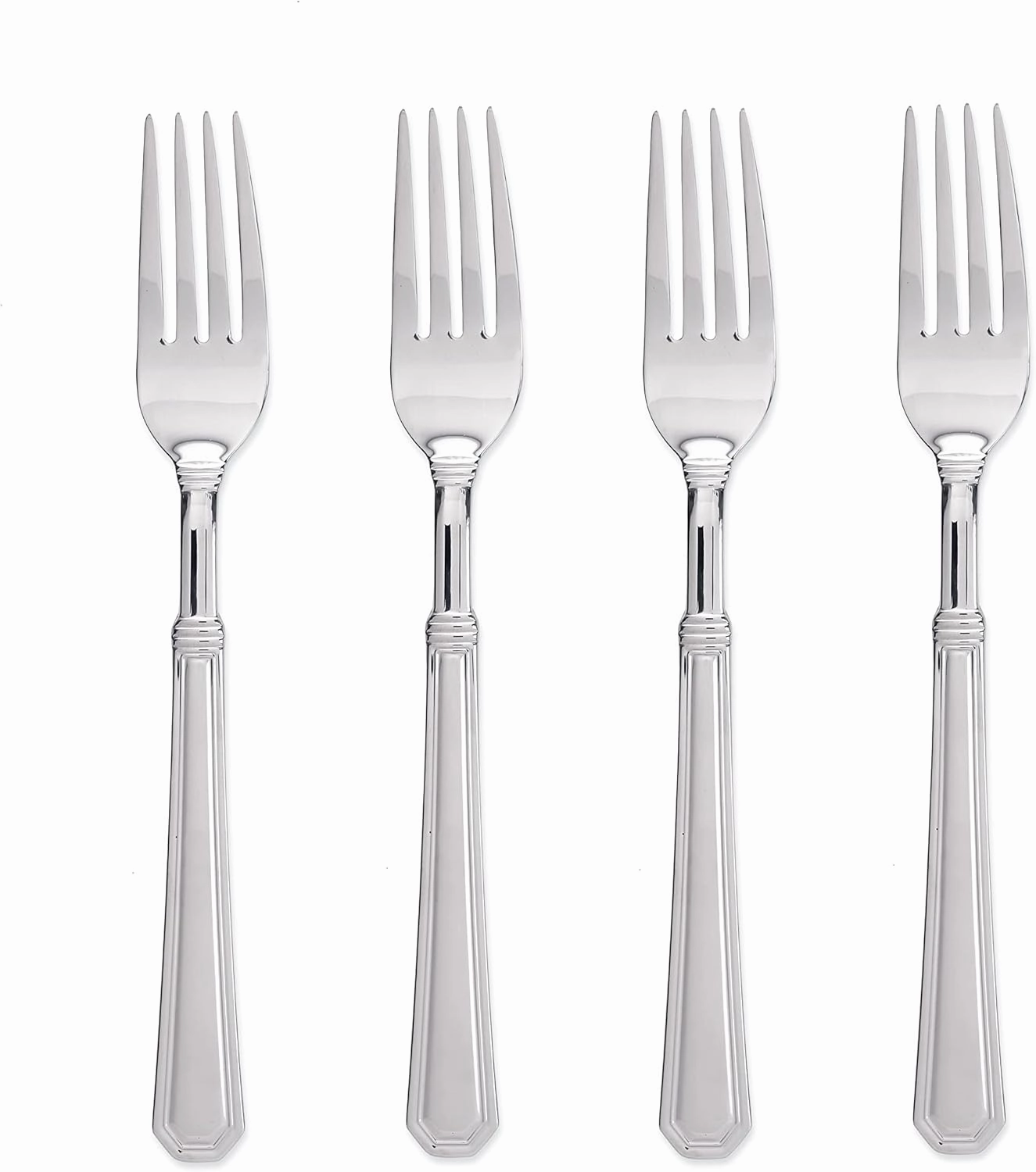 Pfaltzgraff Providence (Glossy) 18/10 Stainless Steel Dinner Fork (Set of Four)