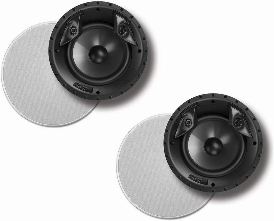 Polk Audio 80F/X-Ls High Performance in-Ceiling Surround Loudspeaker with Dual Tweeters and 8" Driver (Renewed)