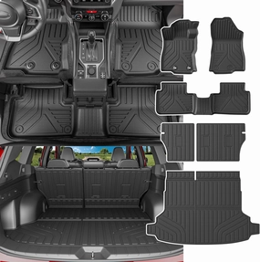 powoq Floor Mat Compatible with 2025 Subaru Forester Cargo Mat NO Hybrid TPE Cargo Liner Floor Liner Back Seat Protector Replacement for 2025 Subaru Forester Accessories