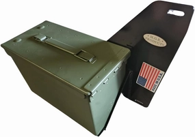 Premium USA-Made Tool Storage Box for Kioti Model CK2610 or KL4030 - Quick Installation, Durable Steel, Side-Mount, Ammo Can Included.