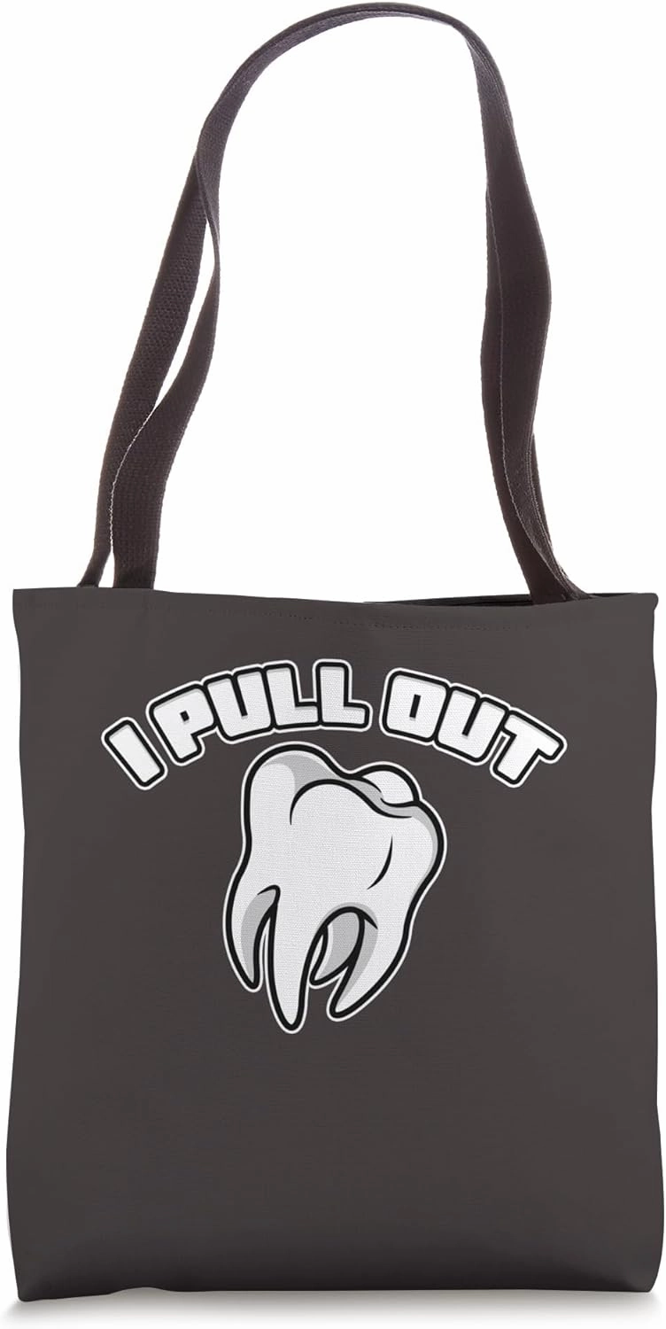 Pull Out Dental Forceps Dentist Tooth Extraction Tooth Care Tote Bag