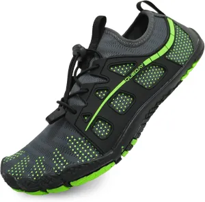 Queday Water Shoes for Women Men Quick Dry Barefoot Shoes Athletic Lightweight Sports Aqua Socks Outdoor Swim Fishing Hiking Diving Surf Walking Kayaking