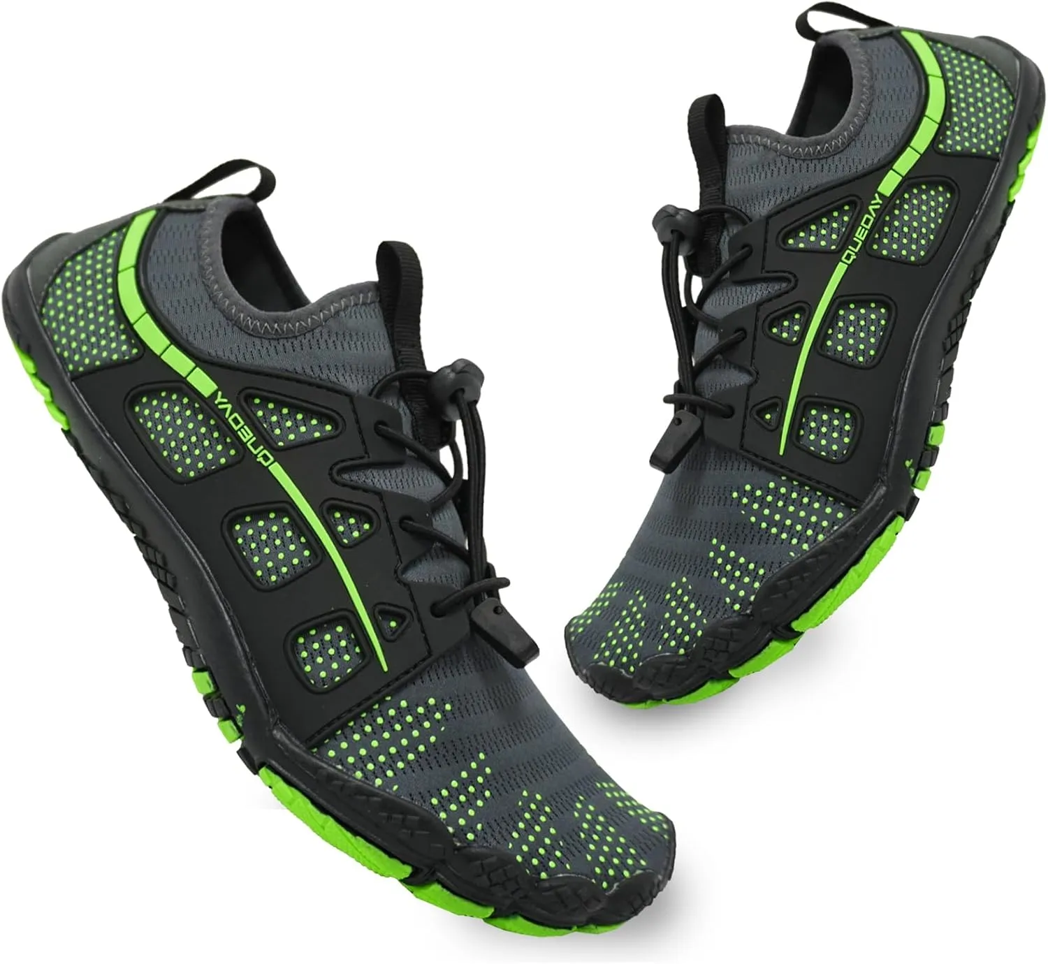 Queday Water Shoes for Women Men Quick Dry Barefoot Shoes Athletic Lightweight Sports Aqua Socks Outdoor Swim Fishing Hiking Diving Surf Walking Kayaking